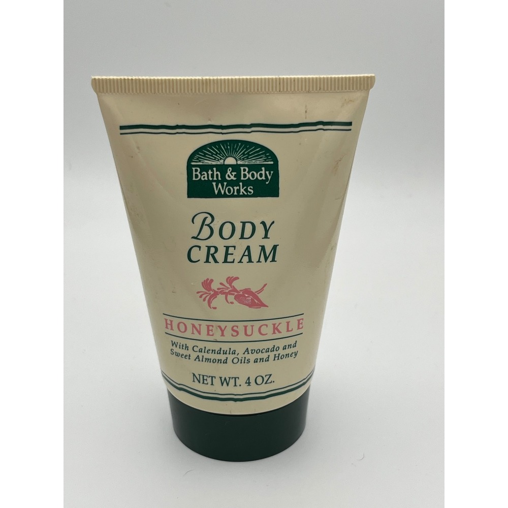 Vintage Bath & Body Works Honeysuckle Body Cream 4 oz Heartland Era Rare